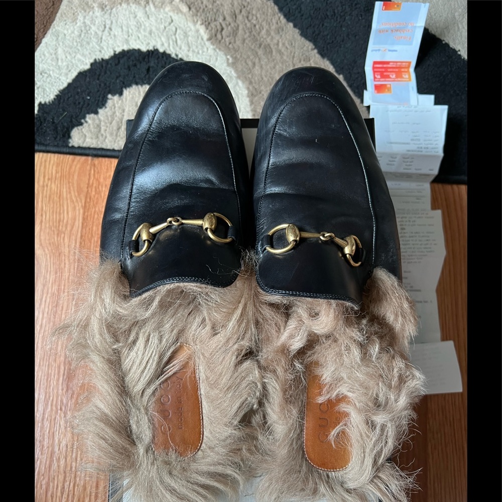Gucci princetown loafers bought in dubai don’t wear anymore  price is firm - Picture 2 of 6